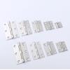 2Pcs Silvery Stainless Steel Hinge Door Connectors Cabinet Door Drawer Accessories Furniture Hinge Hardware Accessories
