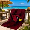 Cardinals Team Spirit Beach Towel, Quick-drying, Easy to Care for, Suitable for Both Fitness and Beach Vacations,Sports Essential
