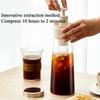 750ml Cold Brew Coffee Pitcher Cold Brew Container Portable Water Pot Iced Coffee Pitcher for Family Daily Use Picnic Camping