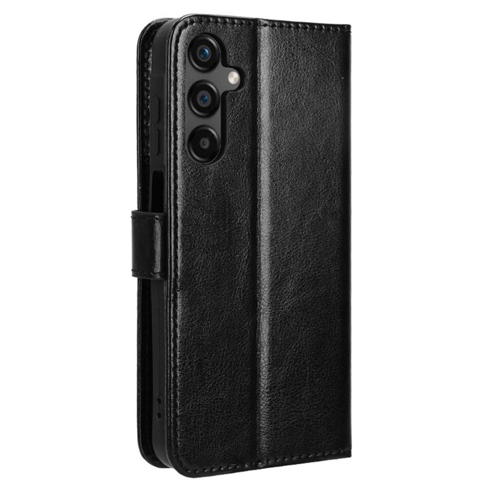 For Samsung Galaxy M55 5G/C55 5G/F55 5G Case Crazy Horse Texture Leather Phone Cover with Wallet Stand