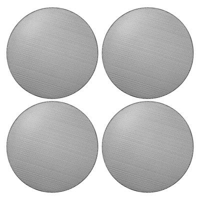 ACROPIX Universal 5.5" Speaker Grille Mesh for Audio Subwoofer 142x6.5mm Frameless Black - Set of 4
