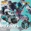 52TOYS BEASTBOX Seria INFINITY AMTS TOXOTES Transformabil Combinat Complet 3 Șoferi Echipă de Salvare Cadou Perfect pentru și Colecționari IB-14 Figurină, Robot,