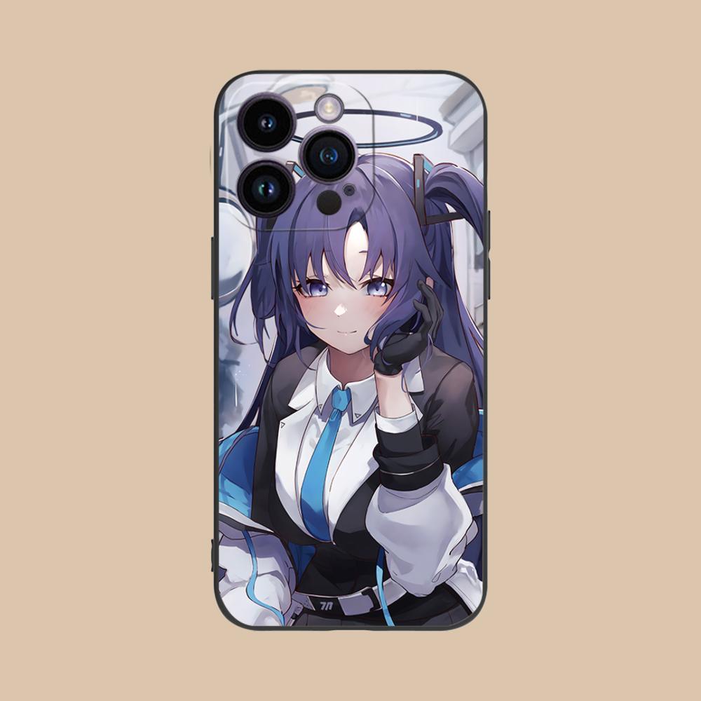 Blue Archive Yuuka Matte TPU Mobile Phone Case for iPhone 17 16 15 14 13 12 11 X XR XS 8 7 Air Pro Max Plus Mini Colorful Cover