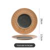 High-End Multi-Color Ceramic Dinnerware Set: Western Plates, Soup Bowls, Salad Bowls, and Wide-Edged Flat Plates for Commercial Use.