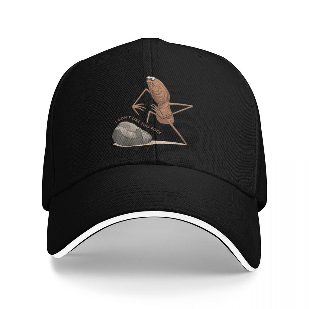 Baseball Caps Funny Marcus The Worm I Don't Like This Rock Meme Awesome Customized FeUnisex Unisex Outdoor Summer Hats