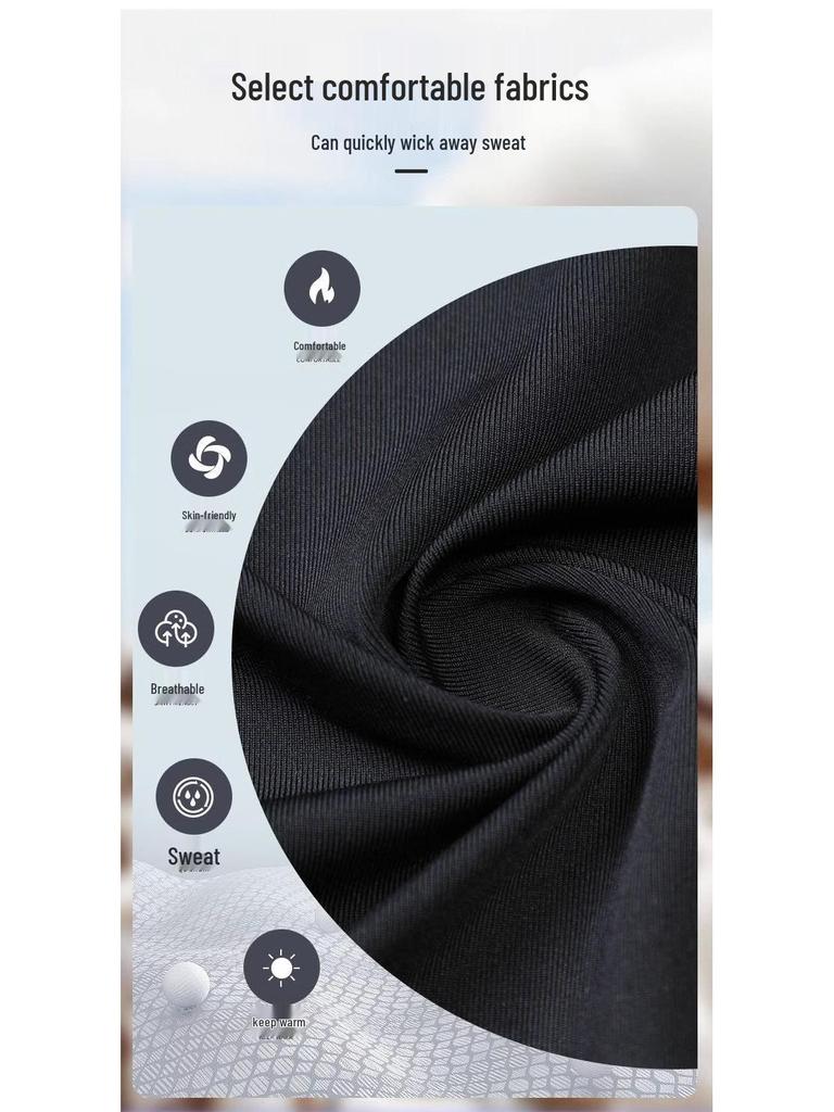 Men's Quick-Drying Long-Sleeve Autumn/Winter Cycling & Running Suit