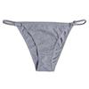 Comfortable Adjustable Pure Cotton Women's Sexy European & American Micro Thong - Everyday Brazilian Panties
