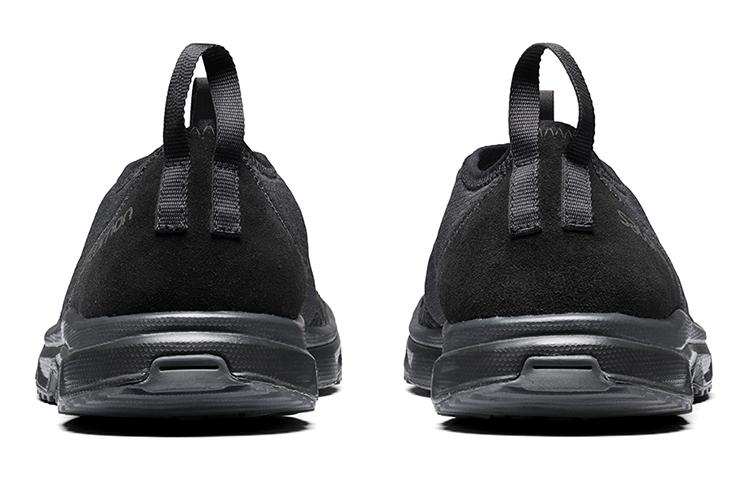 Men's Sneakers SALOMON Comfortable Abrasion Resistant Abrasion Resistant Low top Casual Shoes Unisex Black