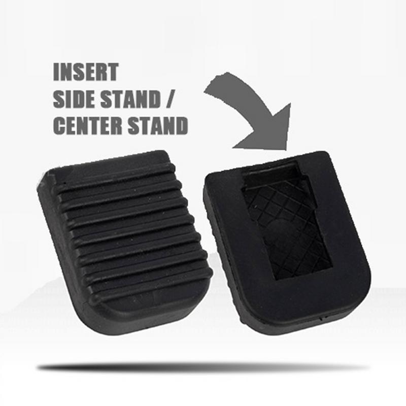 Motorcycle Kickstand Foot Side Stand Kickstand Pad Plate Motorcycle Side Stand Foot Extension Pad Support Footrest Pad Accessory