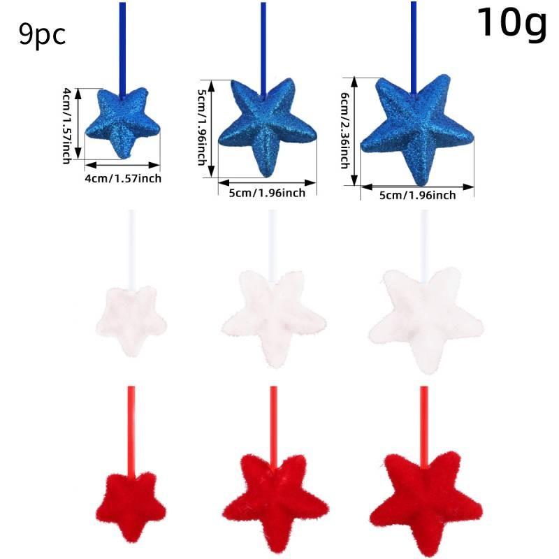 

Independence Day Star Fairy Stick Decorations With Red White Blue Flags For Party Venue Decor StarHanging