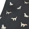 Paul Smith Necktie, Brand Necktie (8cm wide), Dog design (BlackOff-white (PS186)) [Used]
