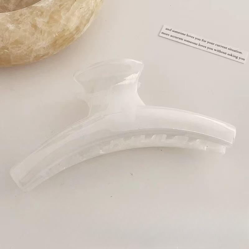 

Hair Clip Imitating Vinegar Black Hair Style Hair Clip, Comb-shaped Hair Clip, Shark Clip білий