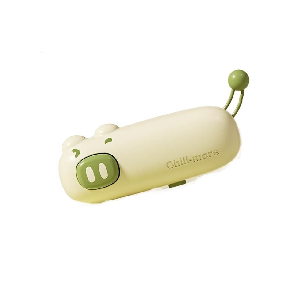 

Rechargeable Mini Bag Sealer Handheld Heat Sealer Portable Cartoon Sealing Machine Package Bag зелёный/бежевый