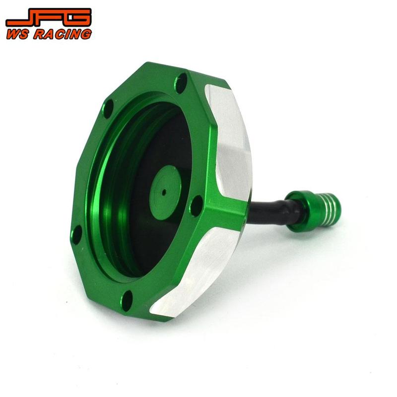 CNC Gas Fuel Tank Cap Motorcycle For KAWASAKI KFX450R KLX450R KX250 KX250F KX450F KX85 KX100 KLX110L KXF250 KXF450 Dirt Pit Bike