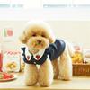 Cute Dog Dress Strawberry Applique Flutter Sleeves Dress Soft Pet Clothes Puppy Dog Clothes Pomeranian Chihuahua Clothes