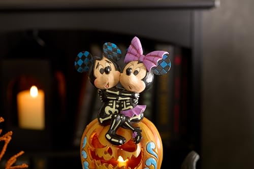 Disney Traditions Mickey & Minnie Scared Skeletons <Halloween> 6016596