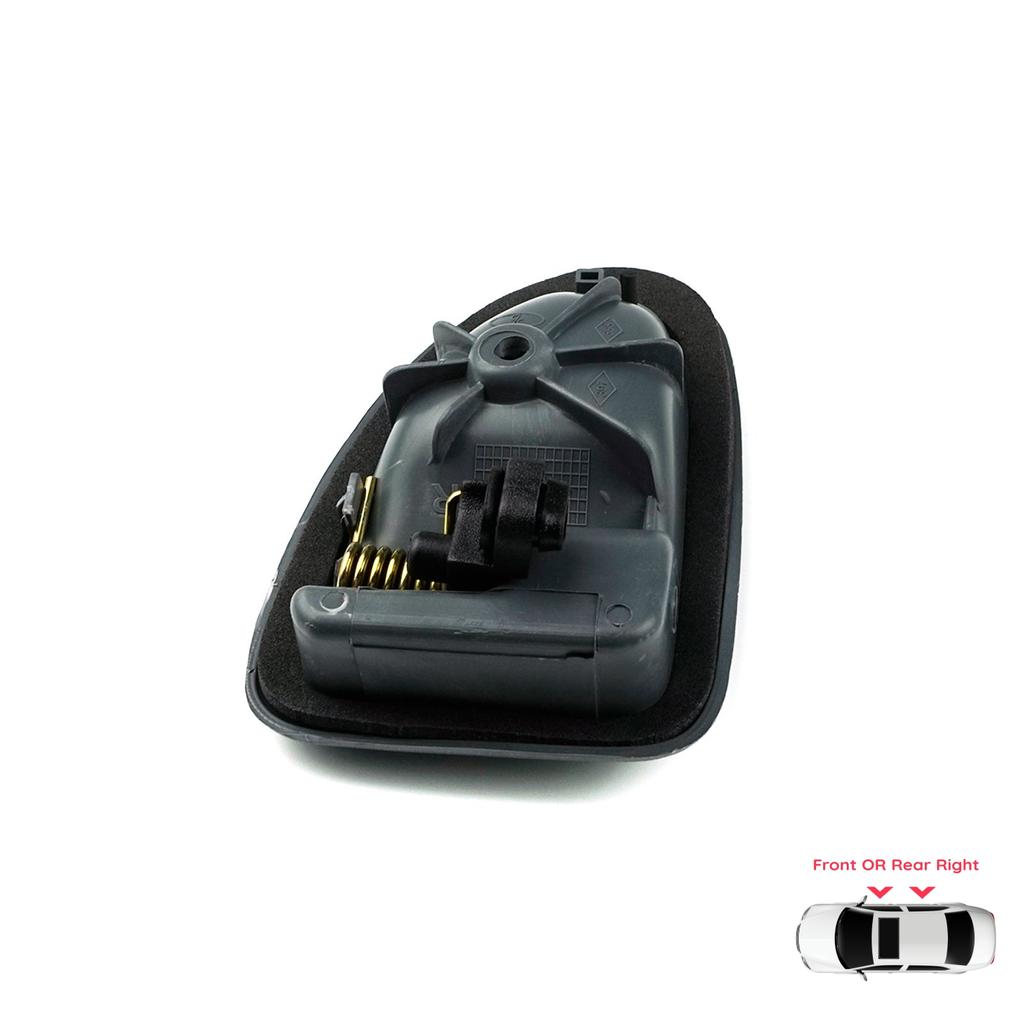 EDP100 Inner Door Handle Right Gray for Renault Clio Trafic Master 2 Scenic Megane 1 Logan 1 Movano A Interstar Primastar Daily