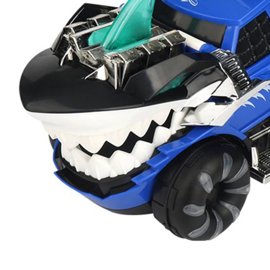 Toy Vehicles Fun Wear-resistant Plastic Electric Shark Engineering Vehicle for Kids