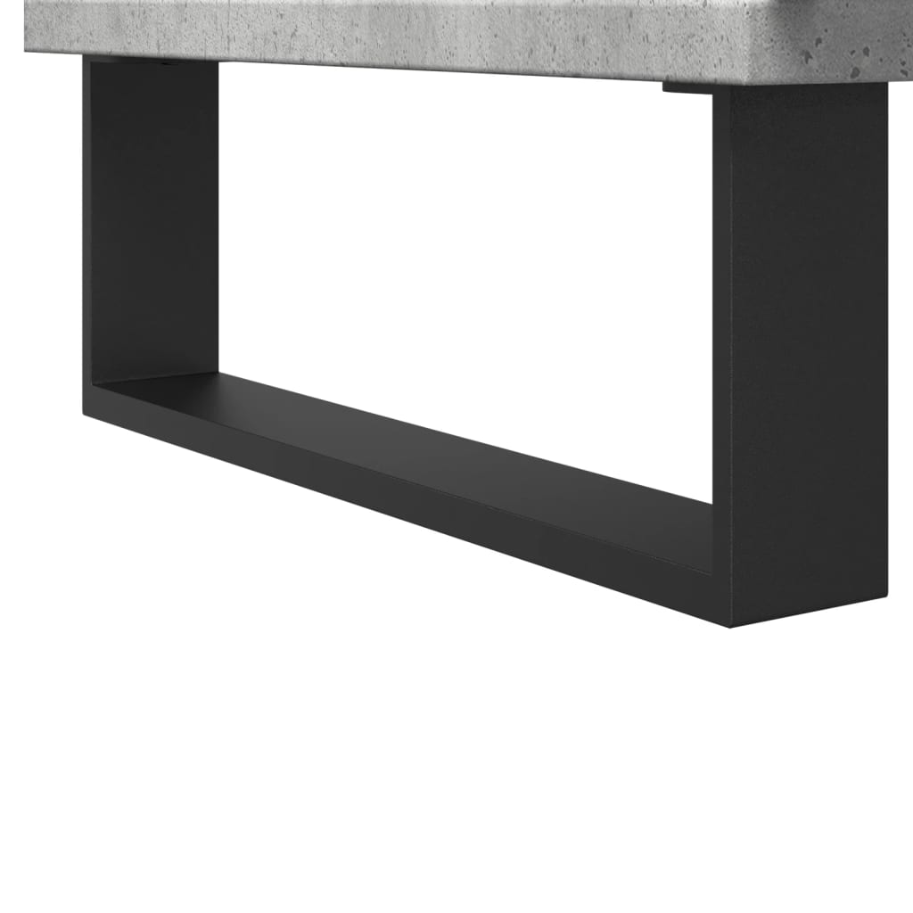 Bathroom Cabinet Concrete Grey 30x30x190 cm Particleboard