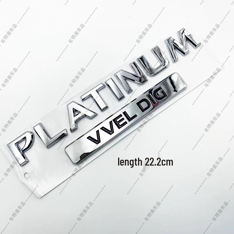 QASHQAI/X-TRAIL Naklejka z literami angielskimi na logo samochodu do dekoracji bagażnika