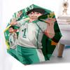 1pc Haikyuu!! Kuroo Tetsurou & Hinata Shoyo Umbrella Automatic Opening Closing, Portable 3-Fold Design, 8-Rib Iron Frame Outdoor Umbrella, Perfect Gif