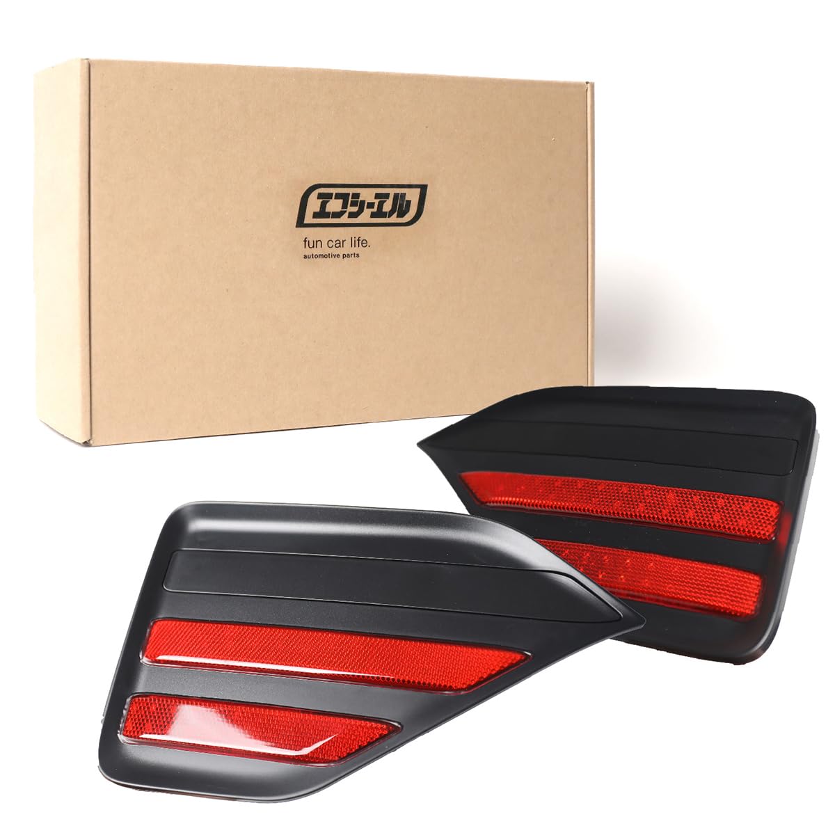 

Совместимый с сериями 90 Noah Voxy SG SZ Светодиодный отражатель Дизайн Замена OEM Соответствует техосмотру Подсветка, связанная с положением/тормозом Кастом