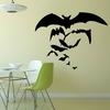 Pipistrello di Halloween Adesivo da Parete Creativo Decorazione per Soggiorno Camera da Letto Vetro Finestra Porta