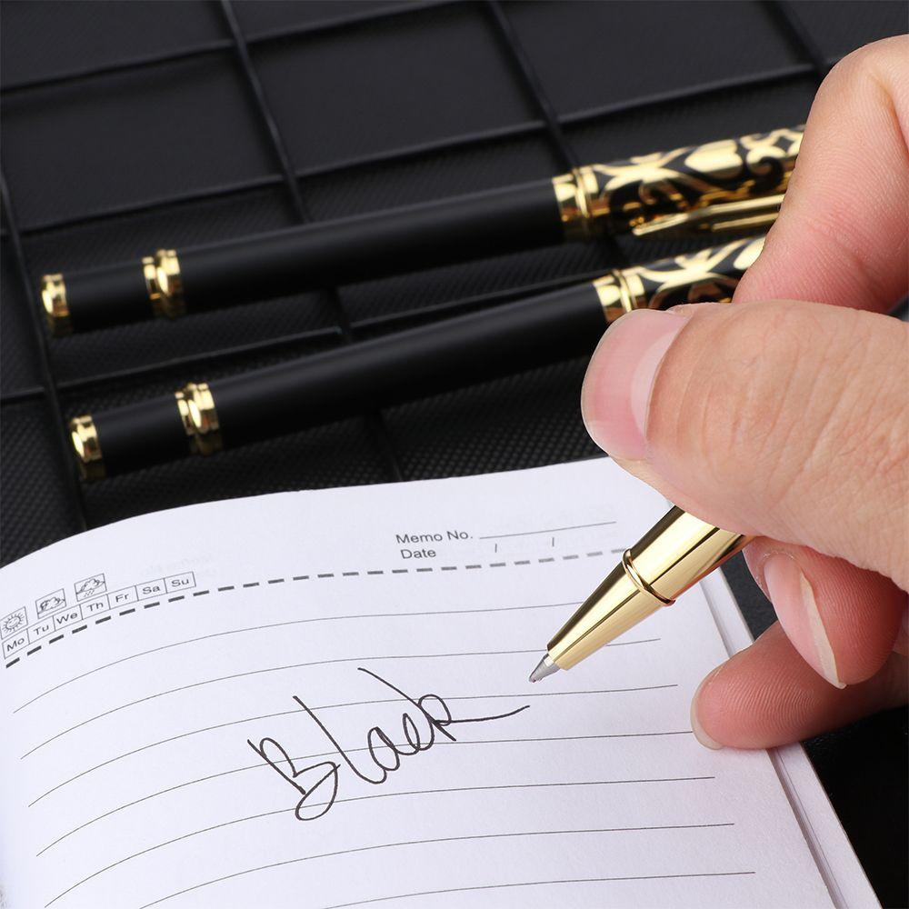 0.5mm Signing Luxury Writing Supplies Metal Rollerball Pen Ballpoint Pen Black Ink Signature