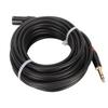 6.35mm TRS To XLR Male Cable Sound Cable Anti Interference Flexible TRS To XLR Male Cord for Electric Guitar Mixer 10m