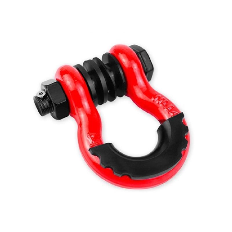 High-performance Bow Shackles 3/4" D-Ring Shackle Unbreakable Carbon Steel for Offroad  Vehicles Truck Recovery