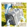 Melphoe Dog and Cat Carrier, Load Capacity 8kg, Cat Carrier Bag, Pet Carrier, 3-sided Mesh, Lightweight, Foldable, Washable, Large Capacity, Shoulder