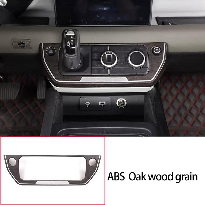 For Land Rover Defender 90 100 2020-2025 ABS Car Air Conditioning Mode Button Decorative Frame Sticker Car Accessories