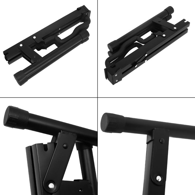 Universals Metal Acoustics Guitar Stand A Frame Folding Instrument Stand for Guitar, Violins, Ukuleles