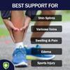 1Pair Calf Compression Sleeves For Men Women Footless Compression Socks Shin Splints Pain Relief Varicose Veins Running