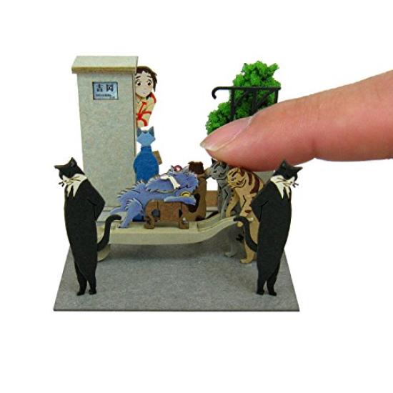 Sankei Studio Ghibli Mini The Cat Returns Cat Parade Paper Craft Non-scale MP07-62