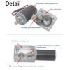 High Torque 5840-31ZY 58x40mm Worm Gear Motor 12V/24V 7RPM-470RPM All Metal Gears 2.5/2.1mm Plug for Vending Machine DIY Project