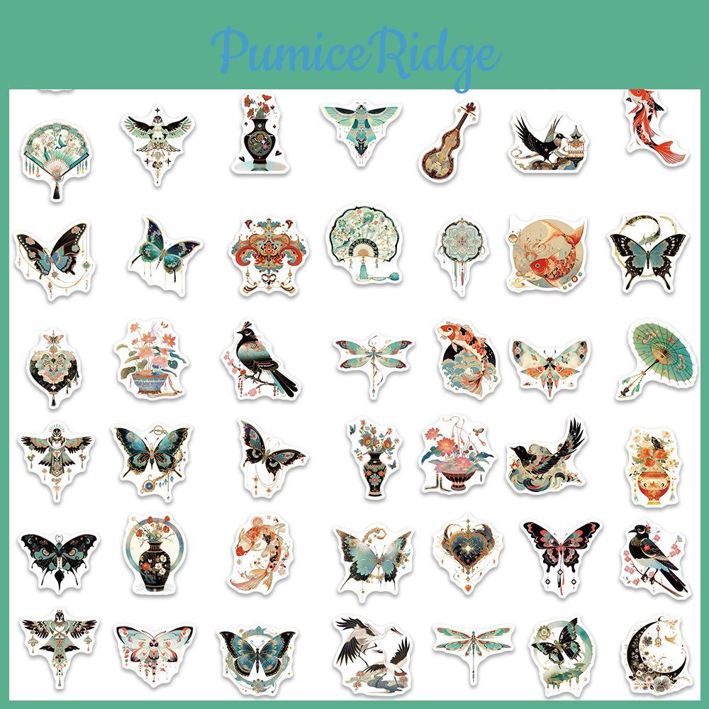 High-quality Waterproof Stickers 50 Sheets Of Retro Style Graffiti For Guitar Notebook And Luggage