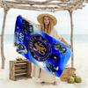 Asciugamano da Spiaggia Blu Chelsea Football Club Super Morbido Microfibra Tessuto Quickdry Confortevole Leggero Adatto per Nuoto, Palestra, Campeggio