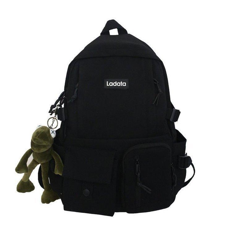New Korean Version Junior High School Student Schoolbag Harajuku Ulzzang College Style Backpack Computer Backpack LOGO