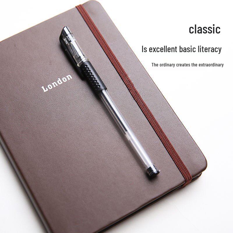 0.5mm Black Bullet Tip Water-Based Neutral Pen for Students and Office Use