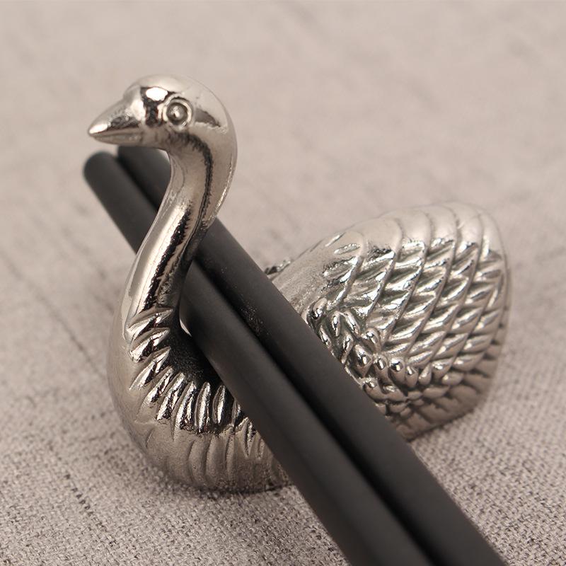 Nerezový držák na odkládání hůlek a lžíce pro domácí a restaurační prostředí