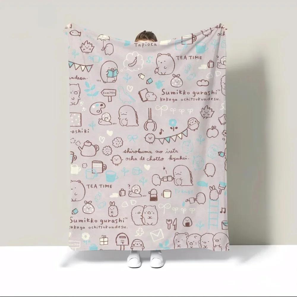 Knee Blanket Sofa Winter Sumikko Gurashi Bed Blankets King Size Fluffy Soft Blankets and Throws Throw Blanket Luxury Beach Towel