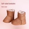 Baby Winter Sheepskin Fur Soft Sole Shoes for Girls and Boys