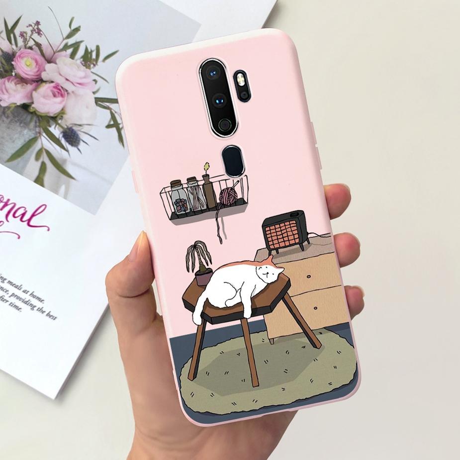 For Oppo A9 2020 Case Oppo A5 2020 Cute Fashion Cartoon Cover Soft TPU Phone Case For Oppo A11X OppoA5 OppoA9 2020 Fundas Bumper