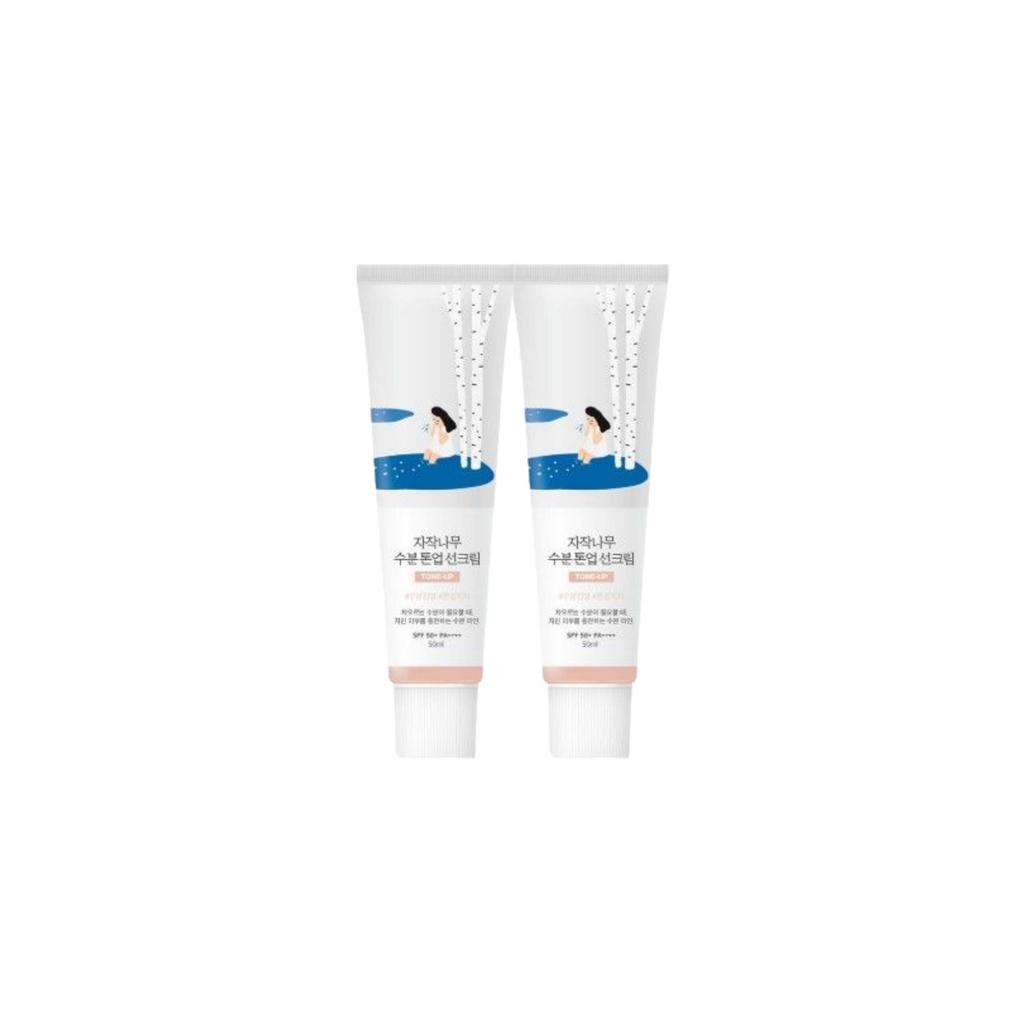 ROUND LAB Birch Juice Moisturizing Sunscreen Set (Moisturizing Sunscreen + Tone-Up Sunscreen + Mild Mineral Sunscreen)