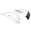 2Pcs Silver Front Fog Lamp Cover Trim Accessories For Ford Explorer 2016-2017 Us