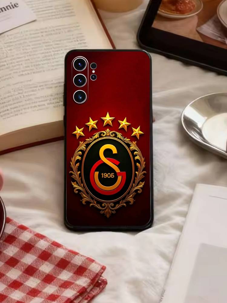 G-Galatasaray 1905 Phone Case For Samsung S26,S25,S24,S23,S22,S30,S21,Ultra,Plus,FE 5G Black Soft Cover