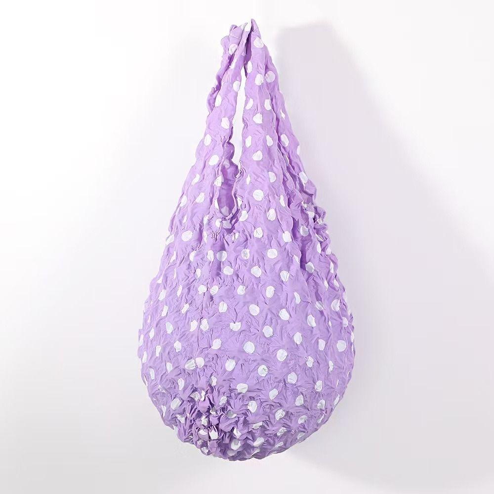 Large Capacity Bubble Foldable Stretch Bag Reusable Magic Stretch Puff Bag Storage Bag  Travel