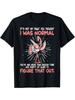 Funny It'S Not My Fault You Thought I Was Normal Flamingo Graphic T-Shirt for