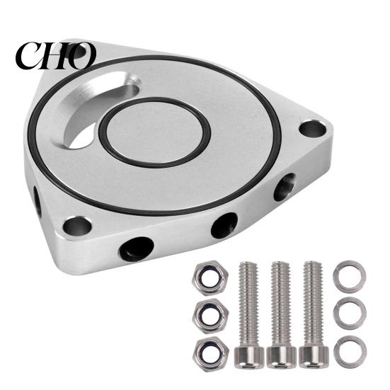 Precise Fit Turbo Valve Gasket BOV Plate for Honda Civic 2015-2021 1.5T, Embedded Rubber Turbocharger Aluminum Blow Off Replacement, Exhaust Seal High